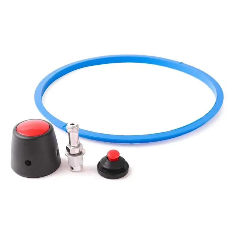 2x Kit Borracha Panela Pressão Clock 4,5l Peso Valvula B
