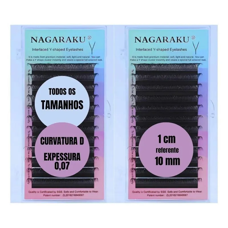 Alongamento De Cílios Nagaraku Y Volume Brasileiro-