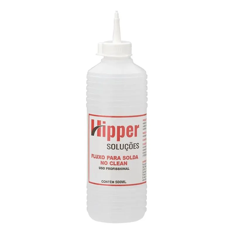 5x Fluxo De Solda Líquido Incolor 500ml