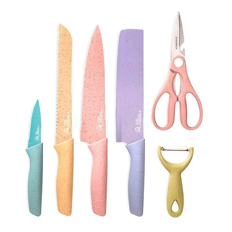 Kit Para Churrasqueiro Variado Colours Com 6pcs