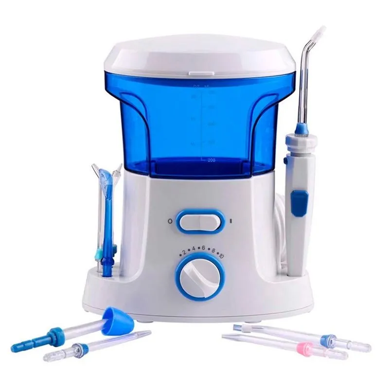 Irrigador Oral Elétrico Bivolt 7 Bicos Dente E Gengiva