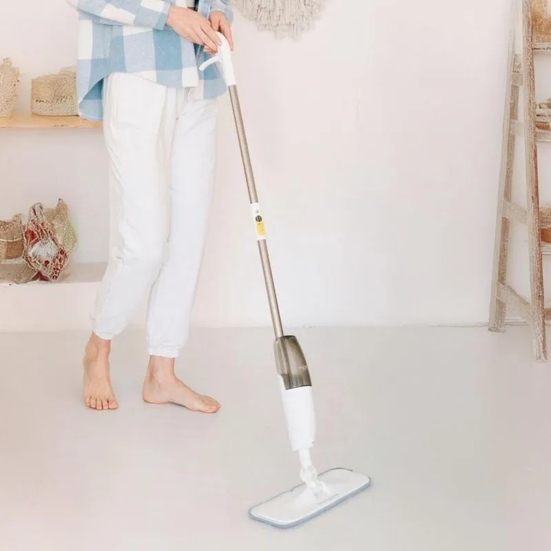 Esfregão Spray Molhado E Seco Para Limpeza Rápida Fácil