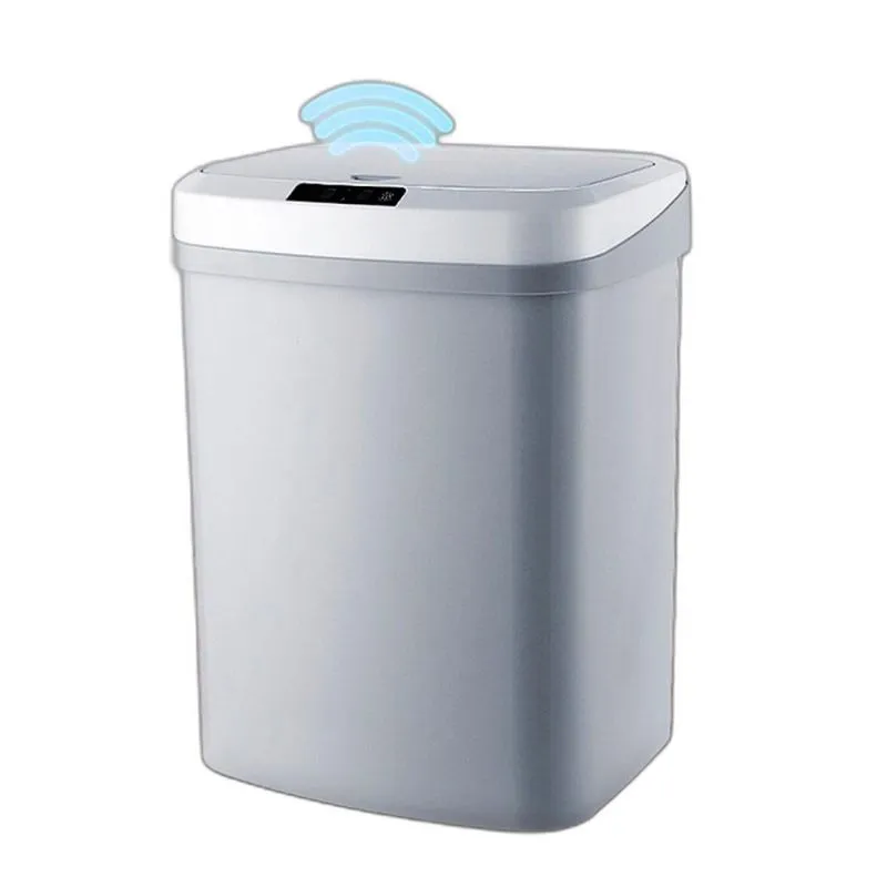 Lixeira Automática Com Sensor Inteligente Para Cozinha 16l