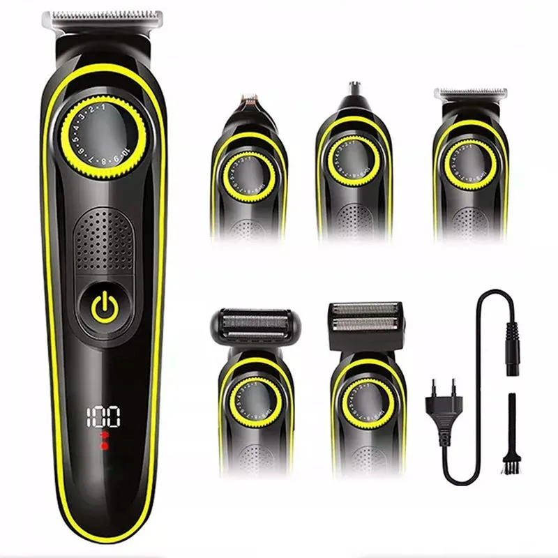 Kit Portátil Barbeador Recarregável Corpo Nariz Orelhas