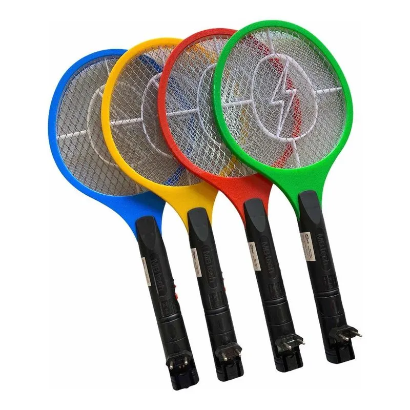 Raquete Elétrica Recarregável Para Mosquitos E Pernilongo