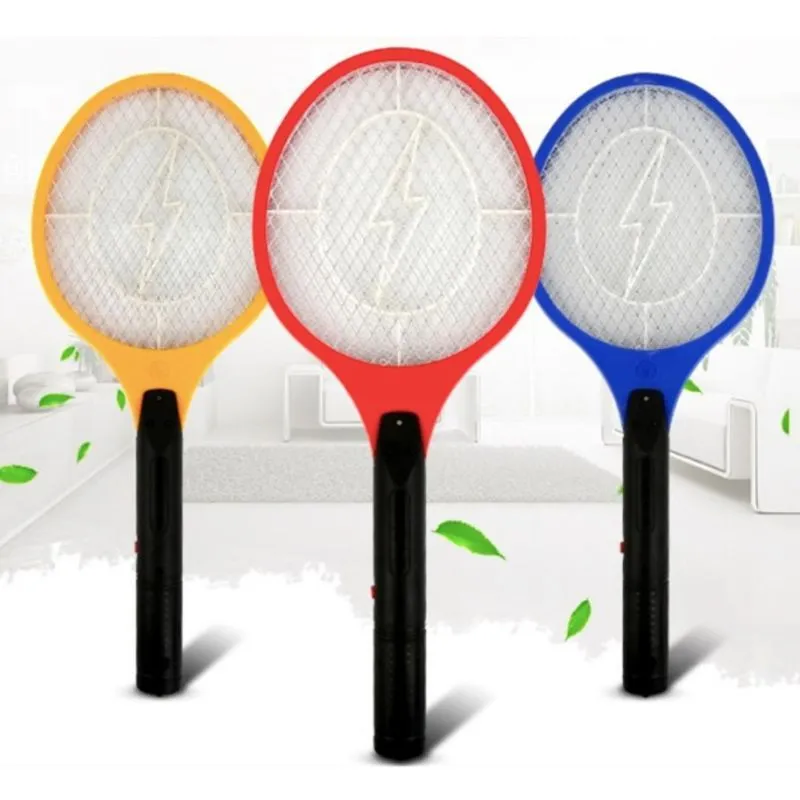 Raquete Elétrica Recarregável Para Mosquitos E Dengue