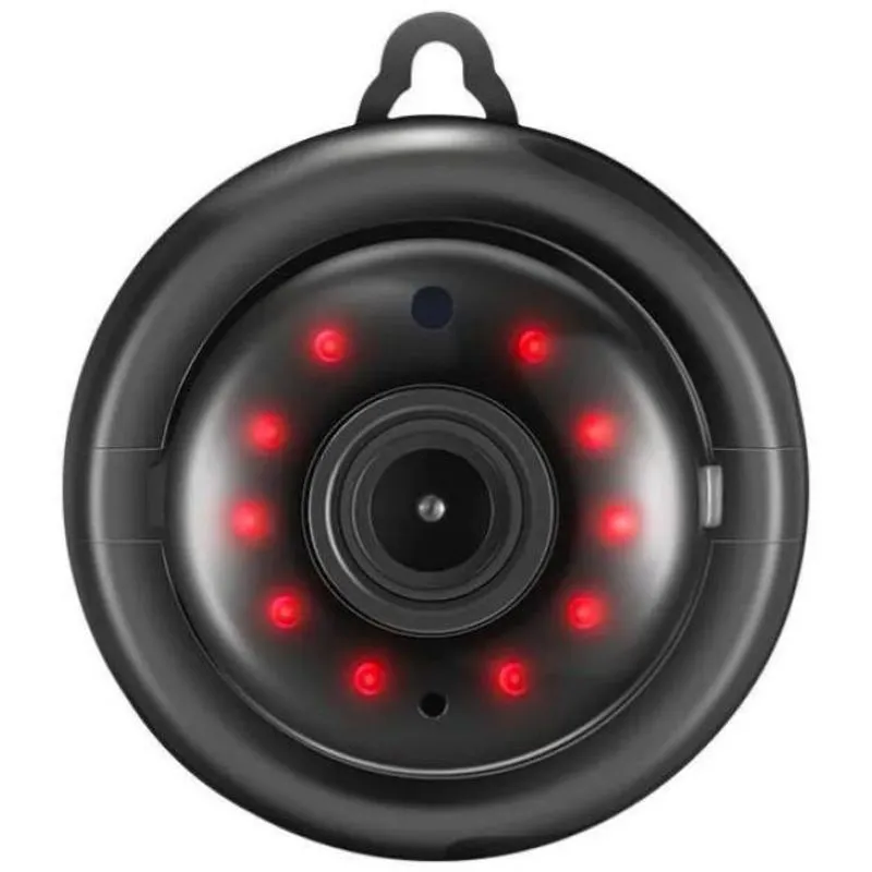 Espiã Preto 1080p Discreta Visão Grava Micro