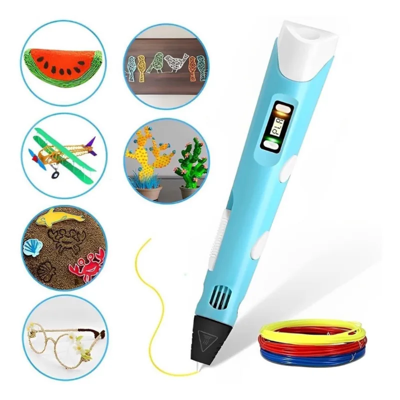 Caneta Impressora 3D Pen Para Desenho Infantil