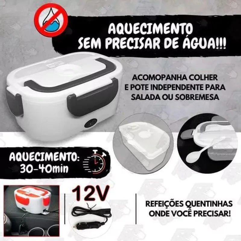 Marmita Térmica Portátil 110v/220v Praticidade Total