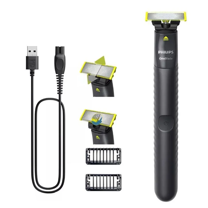 Philips Oneblade Verde Limão Qp1424/10 s/ Fio Recarregável