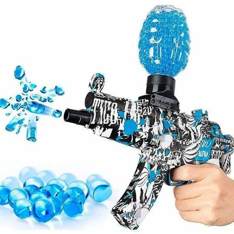 Brinquedo Automático Lançamento De Bolinhas De Gel E Óculos