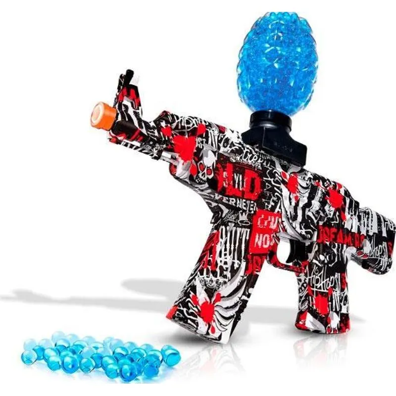 Brinquedo Automático 5000 Bolinhas De Gel E Óculos Proteção