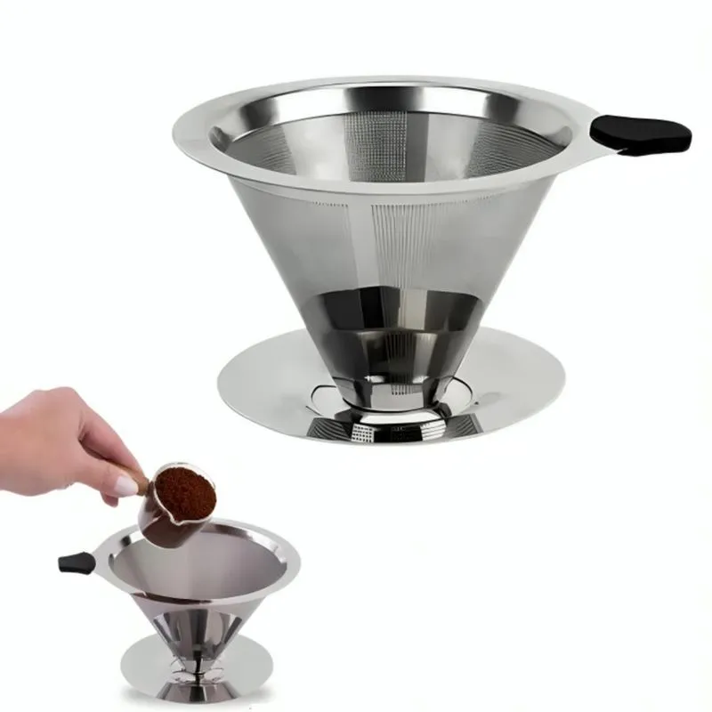 Filtro Reutilizável Aço Inox Café Permanente 101