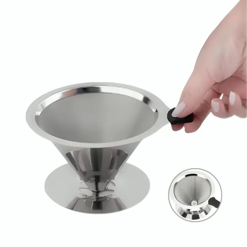 Coador Café Reutilizável Inox Permanente