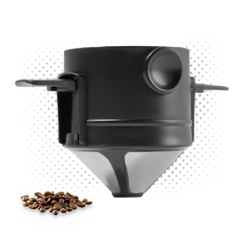 Coador Reutilizável Portátil, Filtro De Café Em Inox