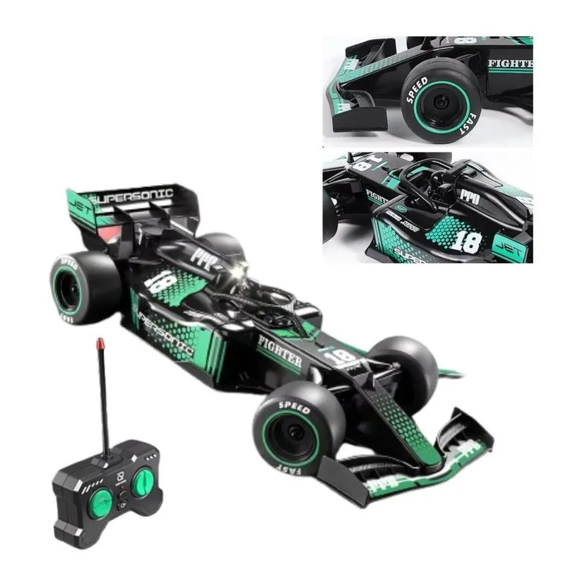Mini Carrinho Formula 1 Controle Remoto Simula Fumaça Real