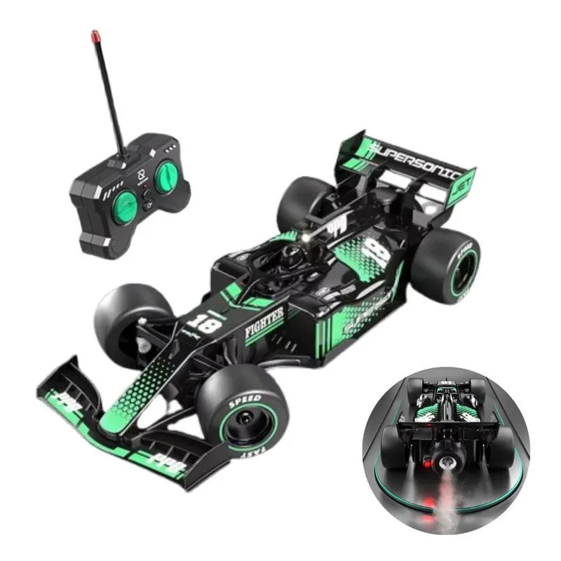 Carrinho F1 Controle Remoto Miniatura Fumaça E Led