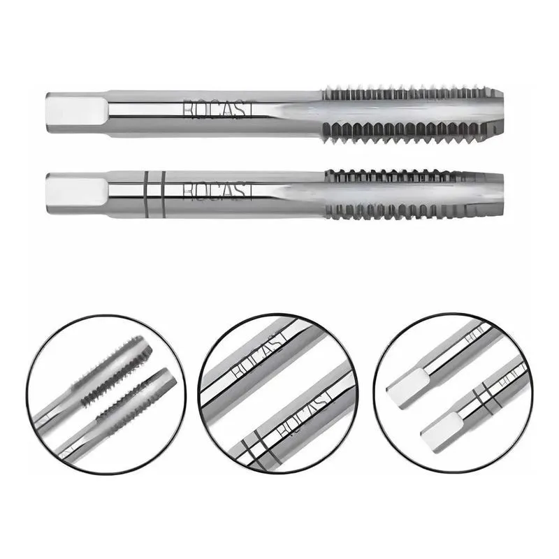 2x Jogo Macho Manual Aço Liga Ws M14 X 1,5 Métrica Fina Roca
