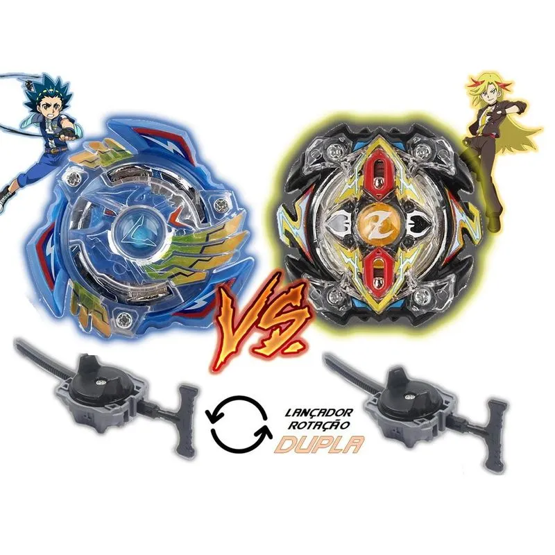Kit 2 Beyblade Burst Valtryek Valkyrie Vs Zilion Zeutron