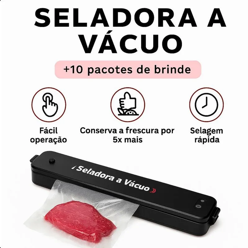 Seladora Elétrica Alimentos Compacta Bivolt Moderna