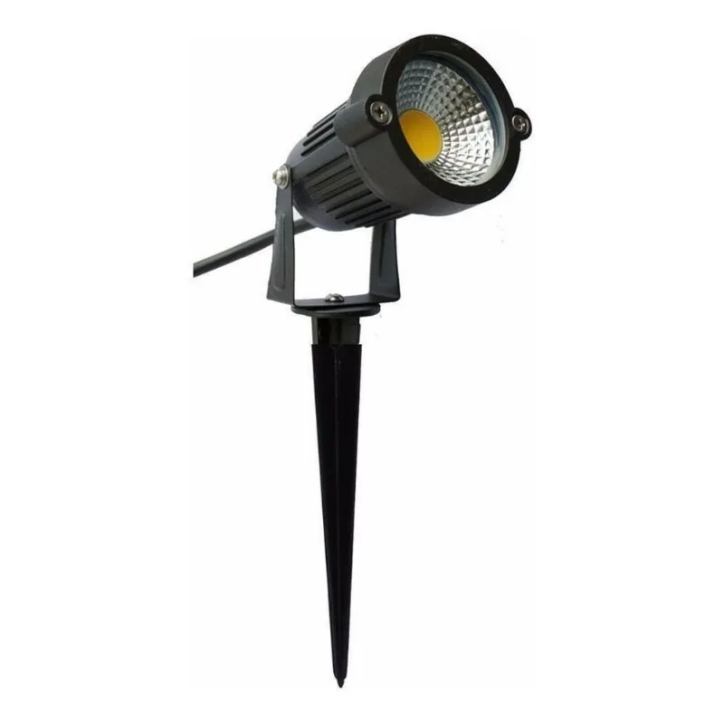 Espeto Led Jardim Branco Quente 3000k Ip66 Completo 5w