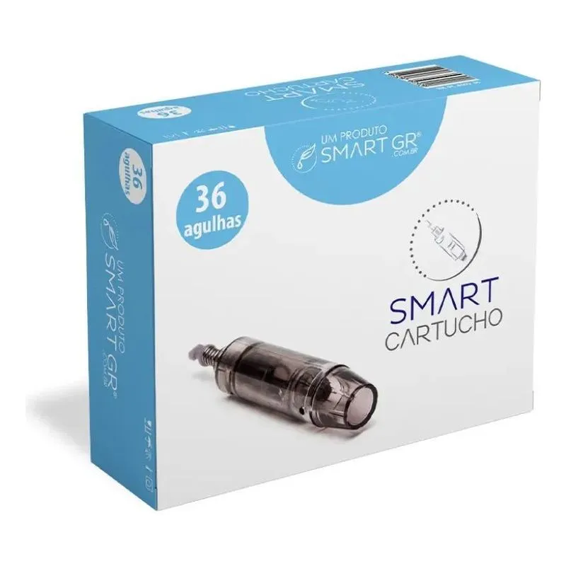 5x Kit 10 Cartuchos Para Caneta Dermapen Smart Gr - 36 Ponta