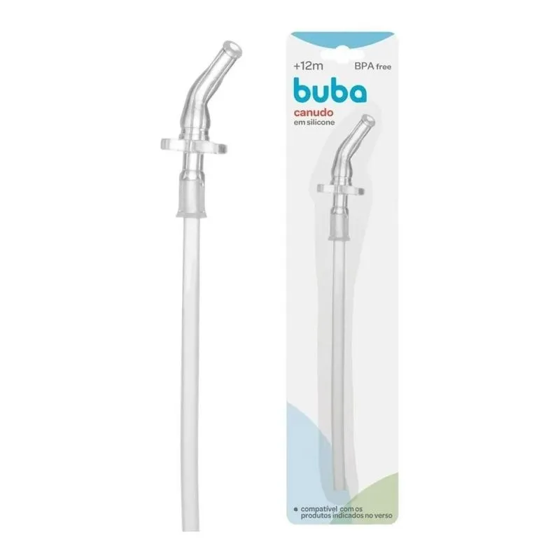 3x Refil Canudo Em Silicone Compativel Garrafas Termicas Bub