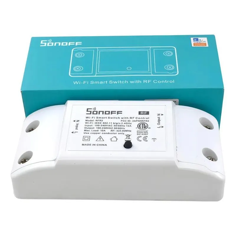 2x Sonoff Rfr2 Interruptor Wifi Rf433mhz Automação Alexa Goo