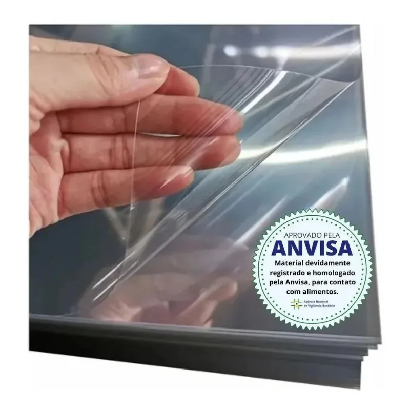 2x 100 Folhas De Acetato Pet Transparente A4 21x30 Cm 0,20 E
