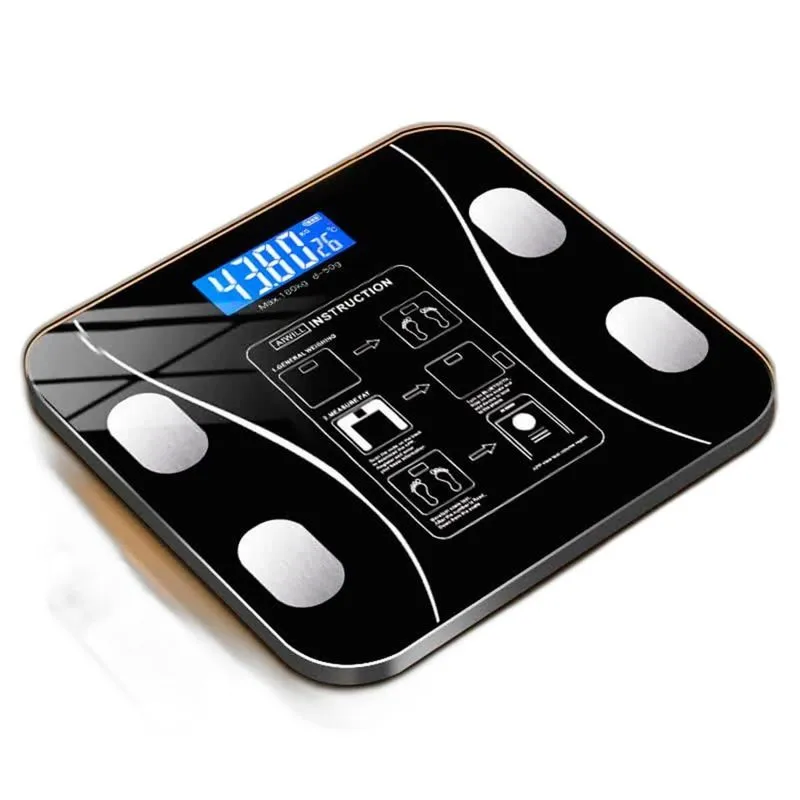 Balança Digital Corporal Bioimpedância Aplicativo Bluetooth