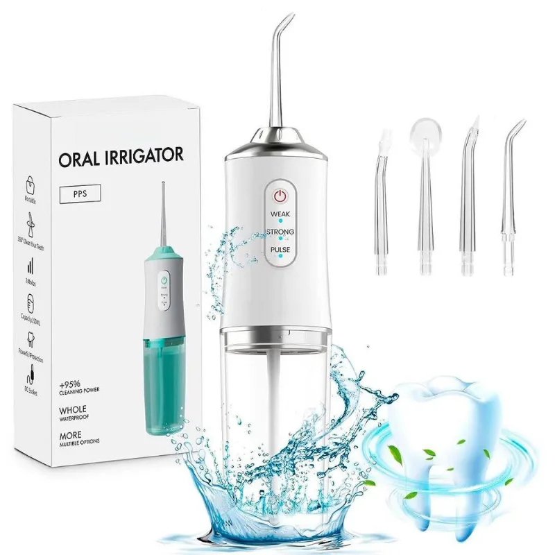 Fio Dental Jato D'água Irrigador Power Dentes Boca Clean