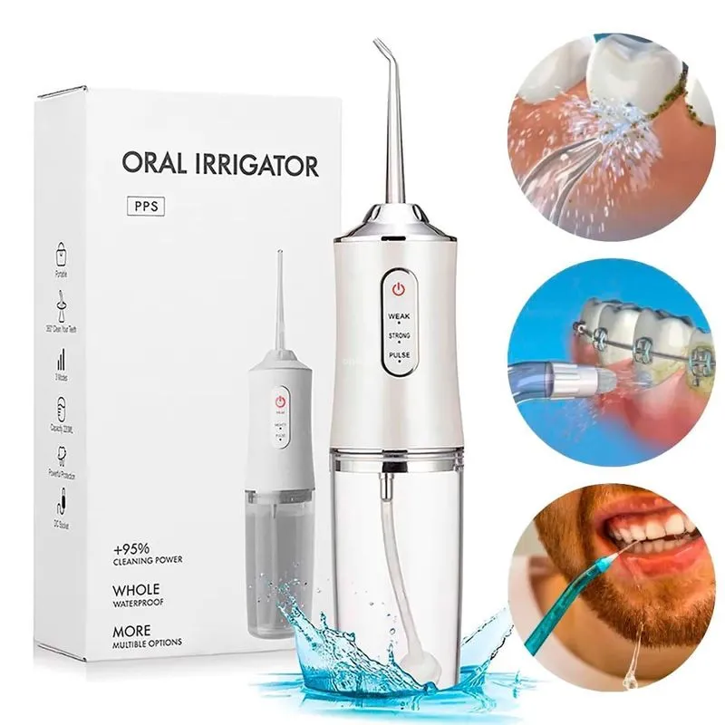 Irrigador Oral Elétrico Jato Dágua Limpador Dental E Bucal