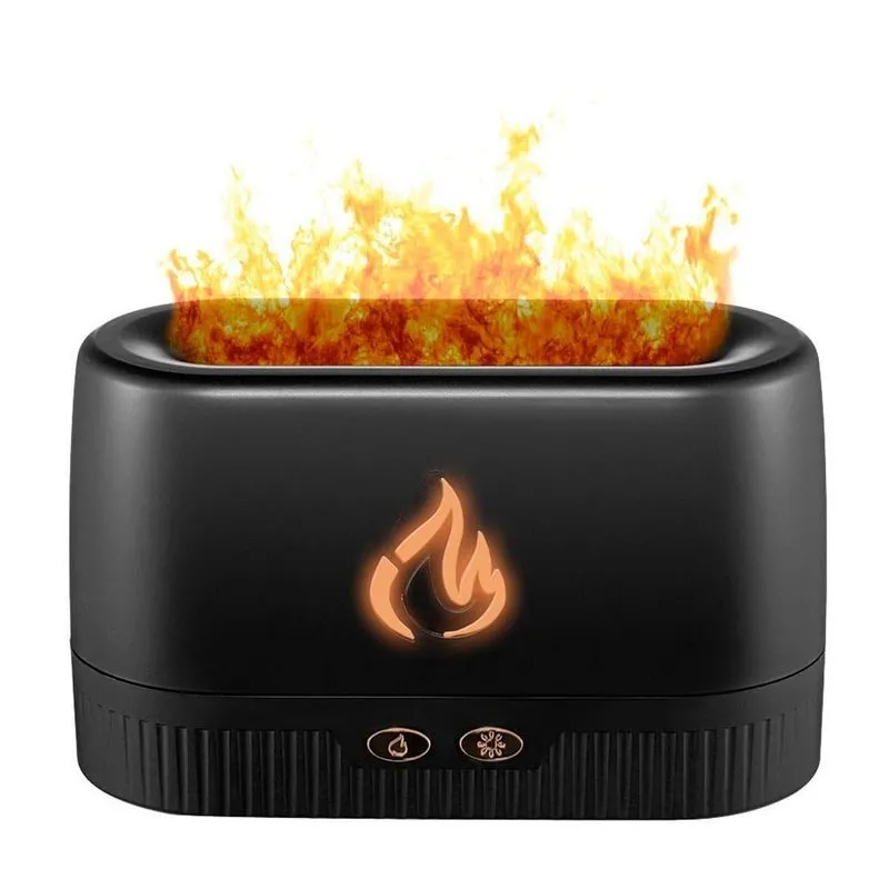 Chama Umidificador De Ar Difusor De Aroma Aromaterapia
