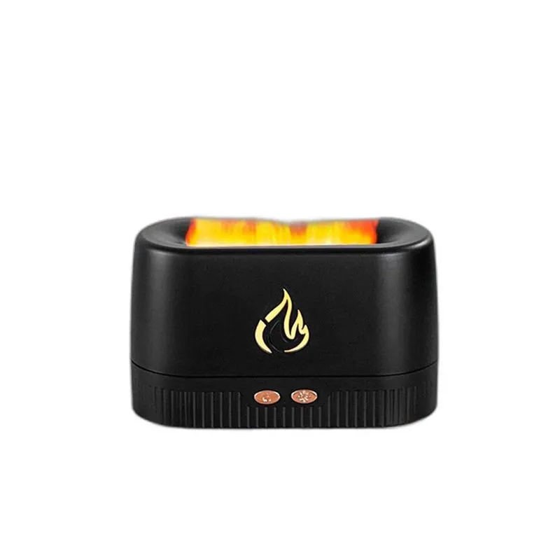 Umidificador Ar Difusor Óleo Essencial Chama 200ml Led