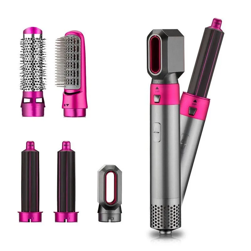 Escova Alisadora 5 Em 1 Elétrica Modeladora Hair 110v