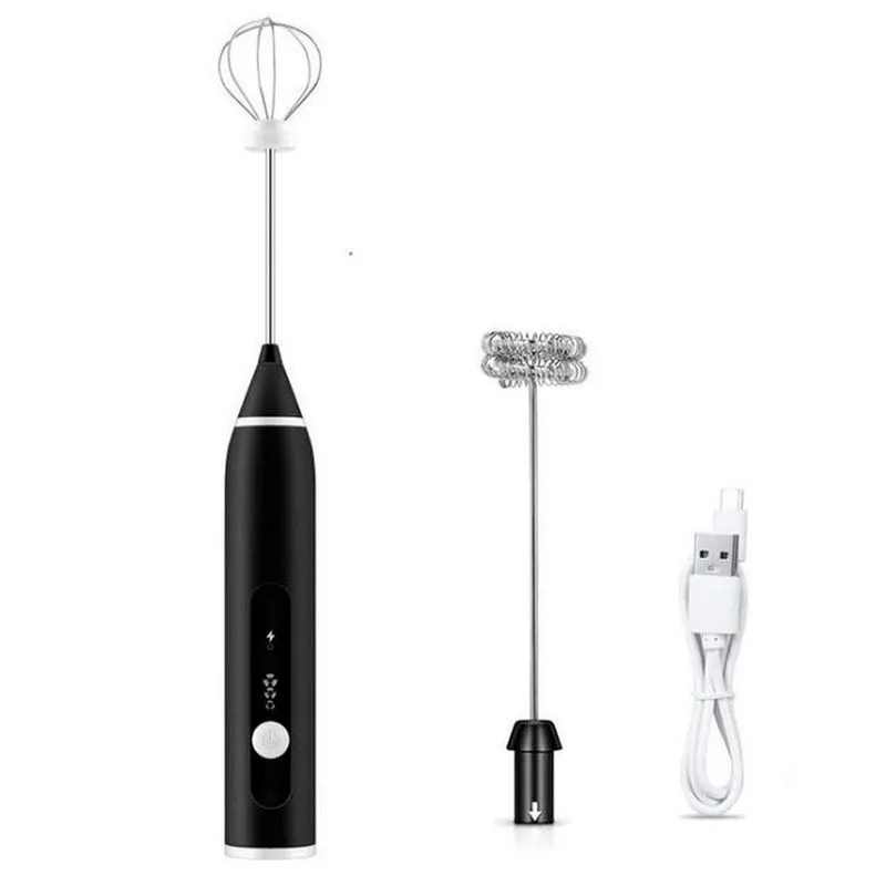 Mixer Recarregável Inox Compacto E Eficiente Suas Bebidas