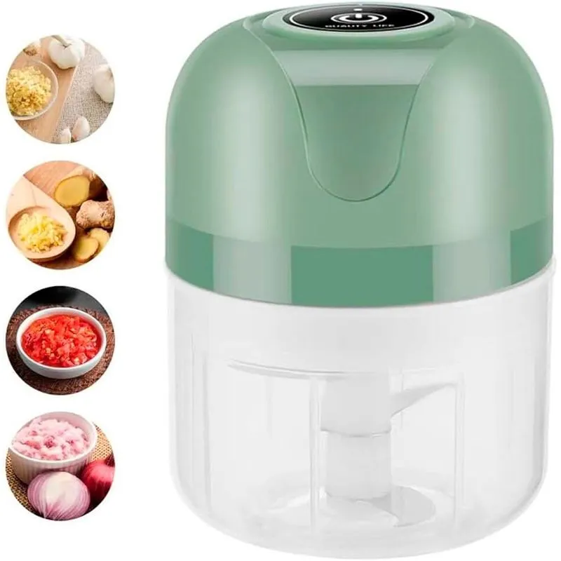 Mini Processador Para Legumes E Temperos Compacto Elétrico