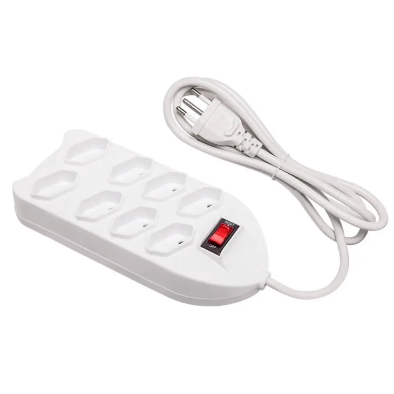 Régua Bivolt Com 8 Saídas E Extensão 2M Uso Doméstico