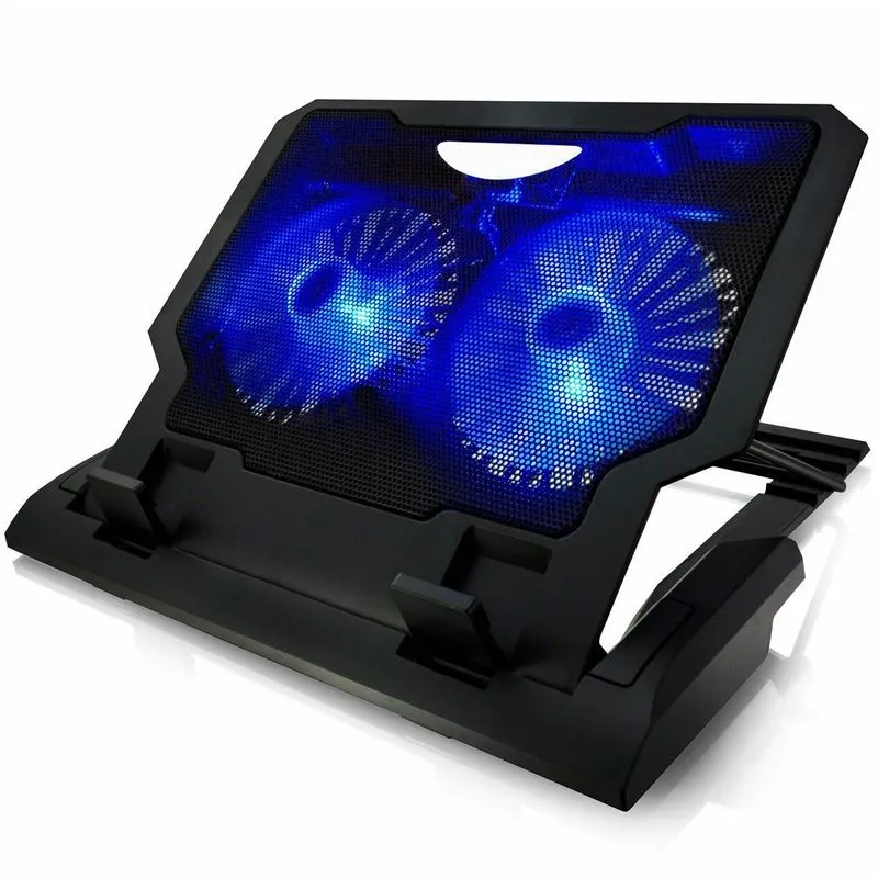 Base Gamer Notebook Silenciosa Usb Refrigeração Ventoinhas Dobrável