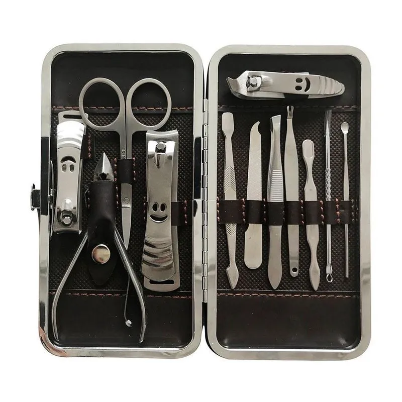 Kit De Unhas Profissional Completo Pinça Cortador E Tesoura
