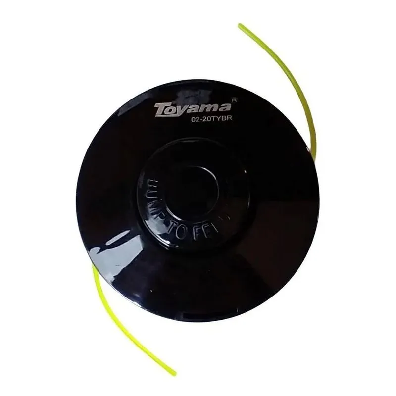 10x Carretel Fio De Nylon Para Roçadeira Toyama Cor Preto