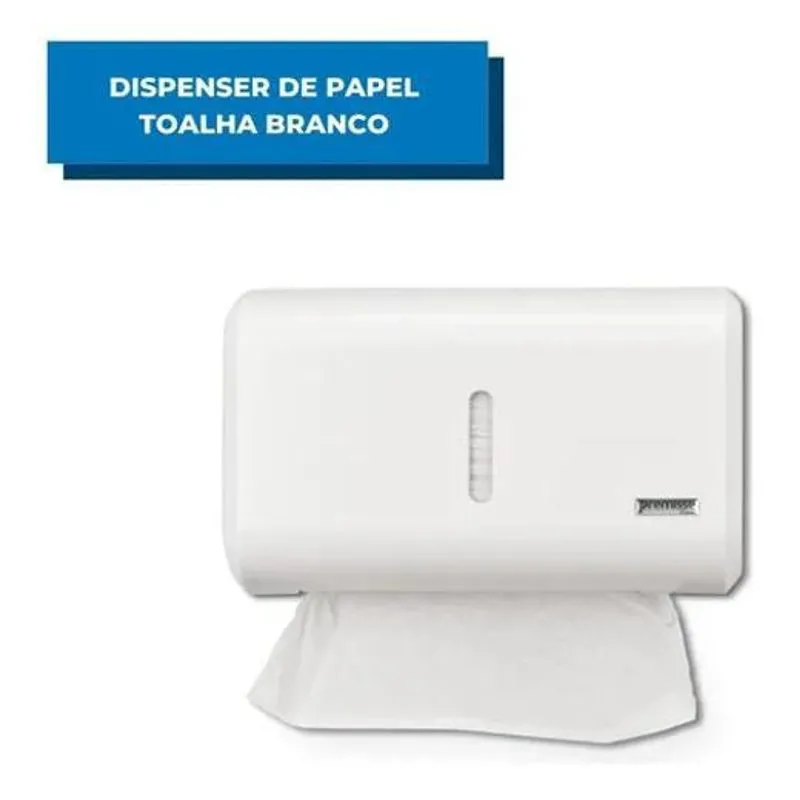 3x Dispenser Papel Toalha Interfolha Suporte Parede Banheiro