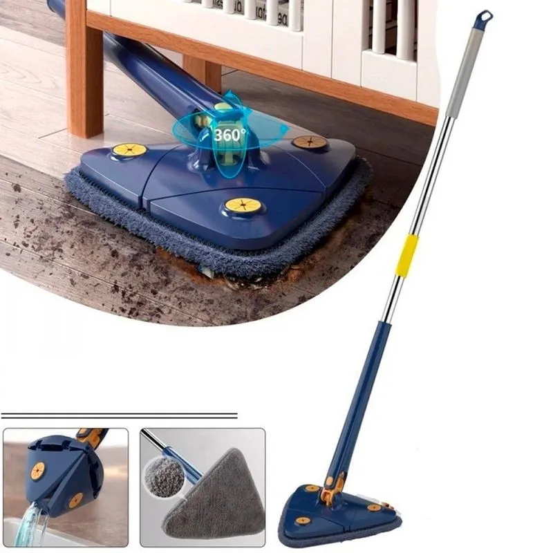 Mop Triangular Limpa Vidros E Azulejos Com Eficiência