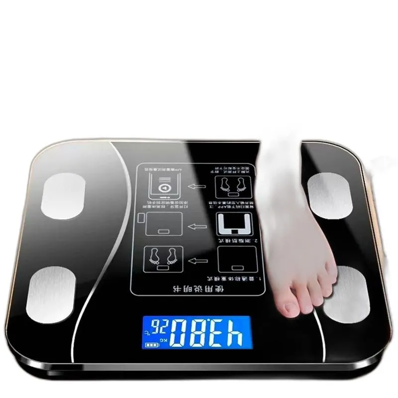 Balança Corporal Bioimpedância Eletrônica Bluetooth Com App