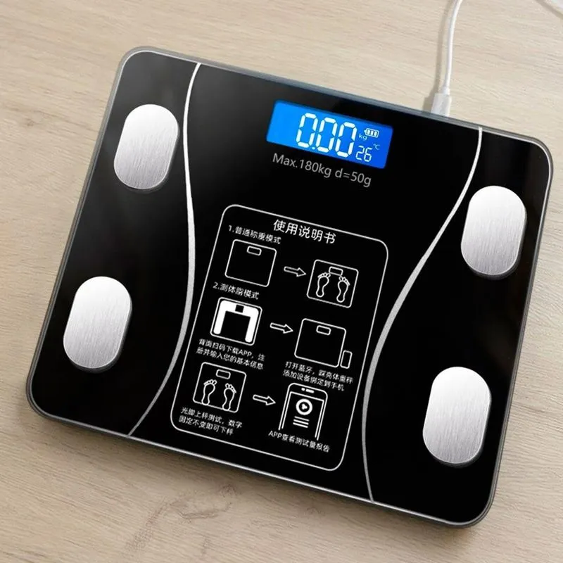 Balança Digital Bioimpedância Com Aplicativo Bluetooth 180kg