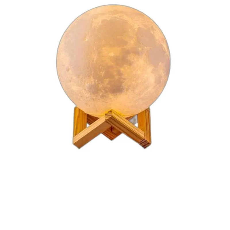 Umidificador Aromatizador Luminária Lua Cheia 3d