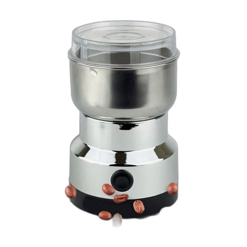 Moedor Café Elétrico Bivolt Portátil Aço Inoxidável Ideal