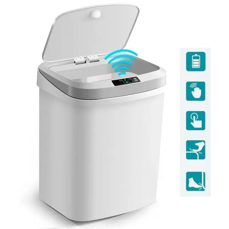 Lixeira Automática Com Sensor De Aproximação Para Escritório