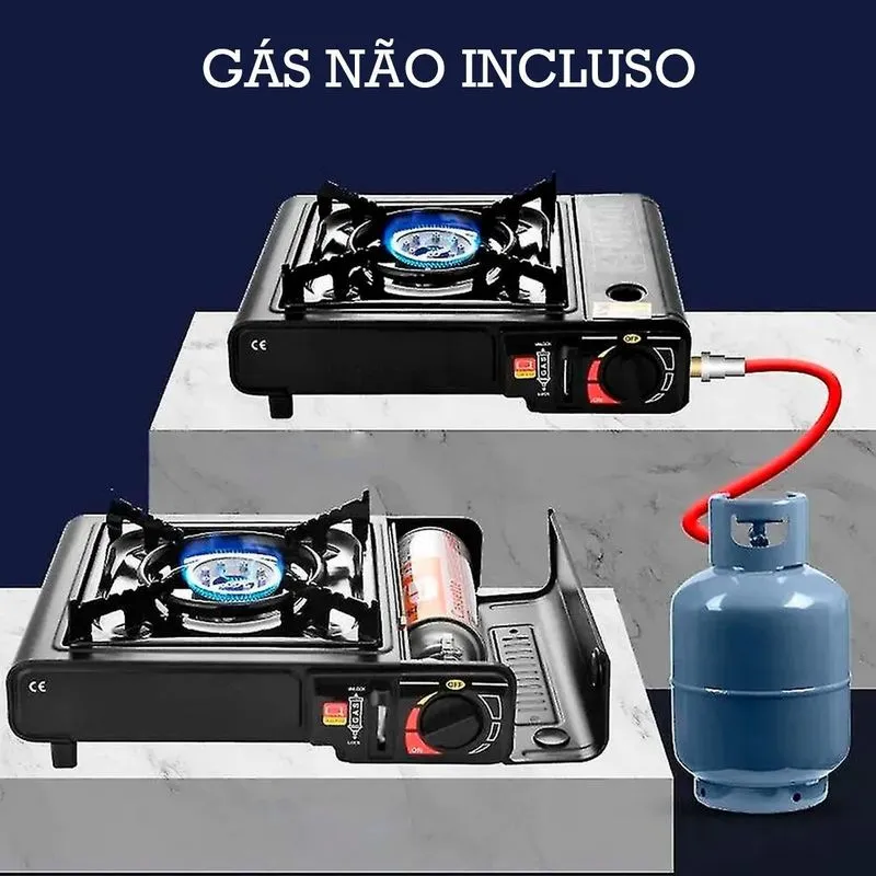 Mini Fogão Portátil Ideal Para Caminhoneiros