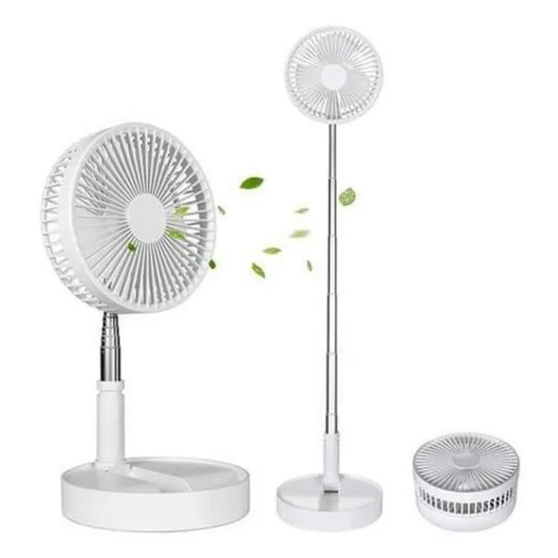 Ventilador Portátil Recarregável Silencioso Dobrável